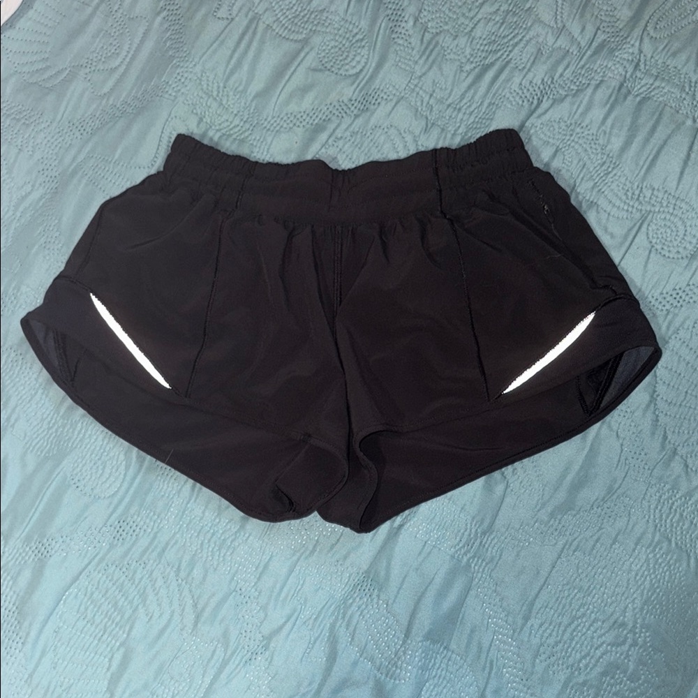 Lululemon Black Hotty Hot Shorts